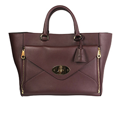 Willow Tote, Leather, Oxblood, 1927891, DB, 3*